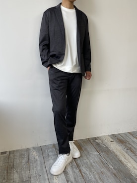 MONSIEUR NICOLEさん（メンズ・175cm）の冬コーディネート