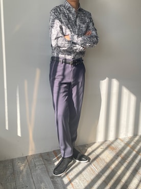 「MONSIEUR NICOLE（ムッシュニコル）のアイテム」を使った、MONSIEUR NICOLEさん（メンズ・175cm）の秋コーディネート