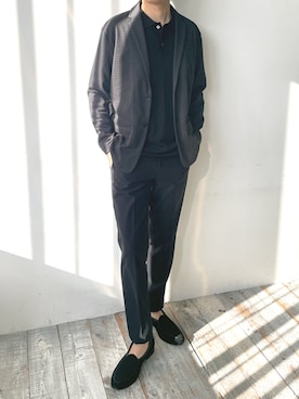 「MONSIEUR NICOLE（ムッシュニコル）のアイテム」を使った、MONSIEUR NICOLEさん（メンズ・175cm）の秋コーディネート