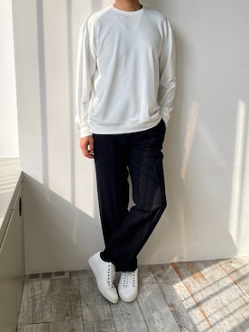 「MONSIEUR NICOLE（ムッシュニコル）のアイテム」を使った、MONSIEUR NICOLEさん（メンズ・175cm）の秋コーディネート