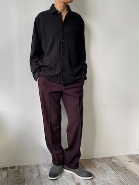 「MONSIEUR NICOLE（ムッシュニコル）のアイテム」を使った、MONSIEUR NICOLEさん（メンズ・175cm）の秋コーディネート