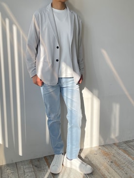 MONSIEUR NICOLEさん（メンズ・175cm）の春コーディネート