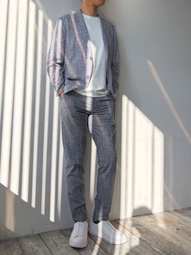 MONSIEUR NICOLEさん（メンズ・175cm）の春コーディネート