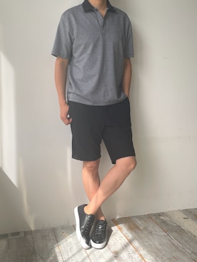 「ゴルフウェア」｜MONSIEUR NICOLEさん（メンズ・175cm）の夏コーディネート