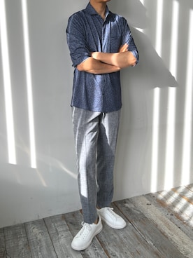 MONSIEUR NICOLEさん（メンズ・175cm）の春コーディネート