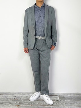 「MONSIEUR NICOLE（ムッシュニコル）のアイテム」を使った、MONSIEUR NICOLEさん（メンズ・175cm）の秋コーディネート