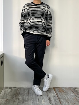 MONSIEUR NICOLEさん（メンズ・175cm）の秋コーディネート