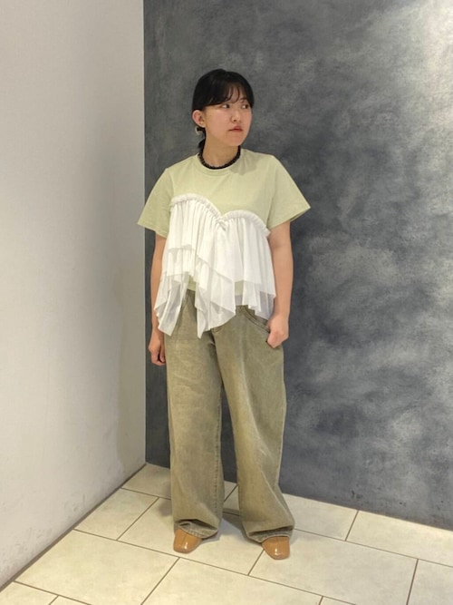 アシメフリルドッキングTEE