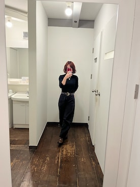 「GAP（ギャップ）のアイテム」を使った、R。さん（レディース・149cm）の冬コーディネート