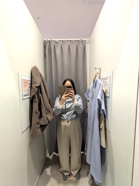 「F i.n.t（フィント）のアイテム」を使った、chiroruさん（レディース・151cm）の春コーディネート