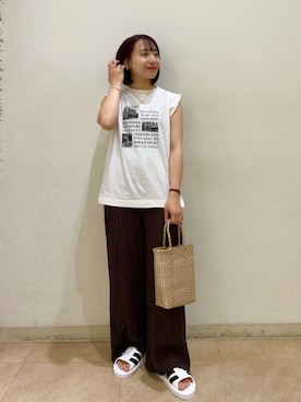 「ブルべ夏」｜nakaneさん（レディース・153cm）の夏コーディネート