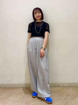 「ブルべ夏」｜nakaneさん（レディース・153cm）の夏コーディネート