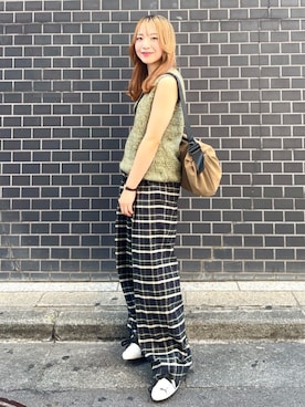 「BEAUTY&YOUTH UNITED ARROWS(ビューティーアンドユースユナイテッドアローズ)のアイテム(その他パンツ)」を使った、nakaneさん(レディース・153cm)の秋コーディネート