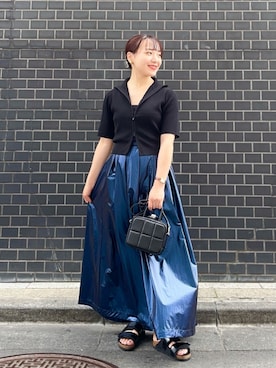 「ブルべ夏」｜nakaneさん（レディース・153cm）の夏コーディネート