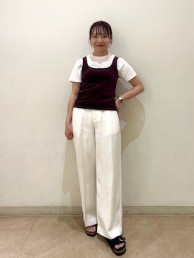 「ブルべ夏」｜nakaneさん（レディース・153cm）の夏コーディネート