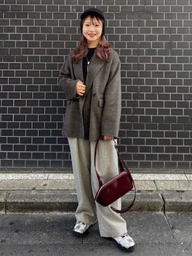 nakaneさん（レディース・153cm）の冬コーディネート