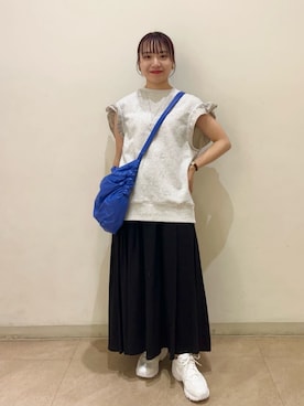 「ブルべ夏」｜nakaneさん（レディース・153cm）の夏コーディネート