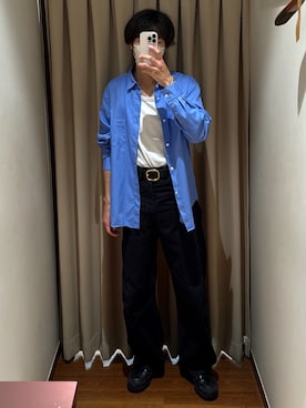 「ITEMS URBANRESEARCH（アイテムズ アーバンリサーチ）の接触冷感リブタンクトップ（タンクトップ、ホワイト系）」を使った、komaさん（メンズ・173cm）の夏コーディネート