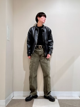 「アイテム（その他トップス）」を使った、komaさん（メンズ・173cm）の秋コーディネート