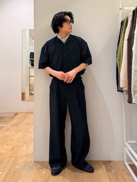 「SENSE OF PLACE by URBAN RESEARCH（センスオブプレイスバイアーバンリサーチ）のConverse　CS LOAFER II SK（ローファー、ブラック系）」を使った、shinyaさん（メンズ・175cm）の春コーディネート