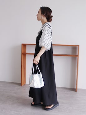 「reca（レカ）のアイテム（ワンピース/ドレス）」を使った、mayuさん（レディース・158cm）の夏コーディネート