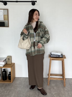 「reca（レカ）のアイテム（その他アウター）」を使った、mayuさん（レディース・158cm）の夏コーディネート