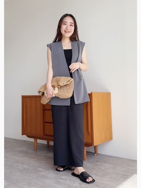 「reca（レカ）のアイテム（キャミソール）」を使った、mayuさん（レディース・158cm）の夏コーディネート