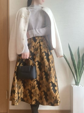 「The Virgnia（ザ ヴァージニア）のアイテム」を使った、hachi23さん（レディース・158cm）の冬コーディネート