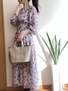 「アダムエロペ」｜「アイテム（ワンピース/ドレス）」を使った、hachi23さん（レディース・158cm）の春コーディネート