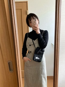 「ガンクラブチェック」｜hachi23さん（レディース・158cm）の冬コーディネート