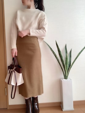hachi23さん（レディース・158cm）の冬コーディネート