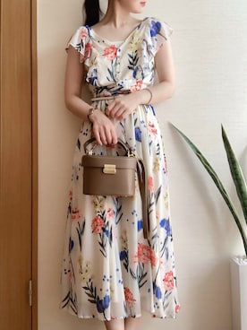 「AND COUTURE（アンドクチュール）のアイテム」を使った、hachi23さん（レディース・158cm）の夏コーディネート