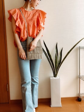 hachi23さん（レディース・158cm）の夏コーディネート