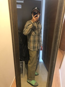「BEAMS（ビームス）のアイテム（シャツ/ブラウス）」を使った、マーティーさん（メンズ・160cm）の秋コーディネート