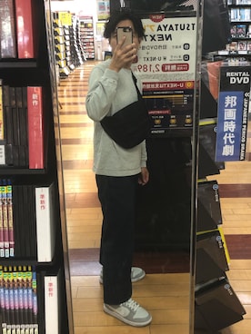 「BRIEFING（ブリーフィング）のアイテム」を使った、マーティーさん（メンズ・160cm）の秋コーディネート