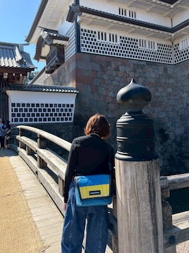 「FREITAG（フライターグ）のアイテム」を使った、彗さん（レディース・157cm）の春コーディネート