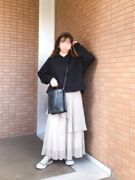「アイテム（カチューシャ）」を使った、t o m o 🍓さん（レディース・150cm・20代）の秋コーディネート