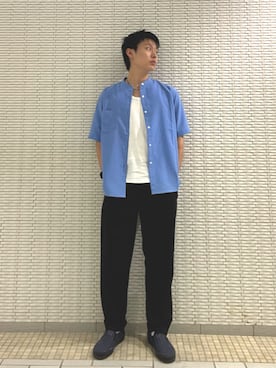 栁 椋介さん（メンズ・172cm）の夏コーディネート