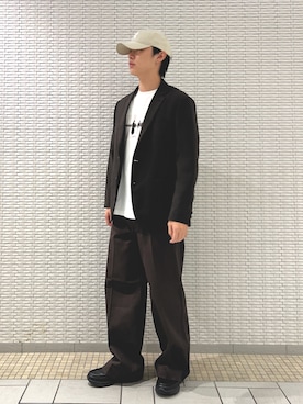 栁 椋介さん（メンズ・172cm）の秋コーディネート