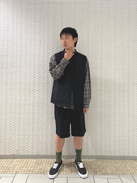 栁 椋介さん(メンズ・172cm)の秋コーディネート