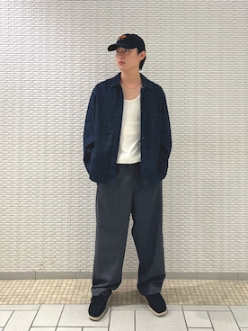 「URBAN RESEARCH DOORS（アーバンリサーチドアーズ）のアイテム（ブーツ）」を使った、栁 椋介さん（メンズ・172cm）の夏コーディネート