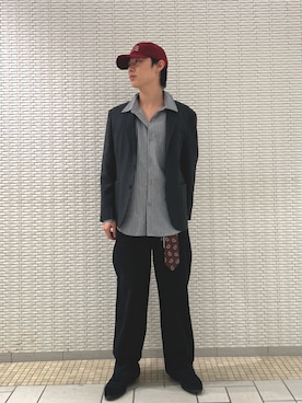 栁 椋介さん(メンズ・172cm)の秋コーディネート