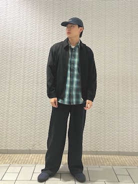 栁 椋介さん(メンズ・172cm)の秋コーディネート