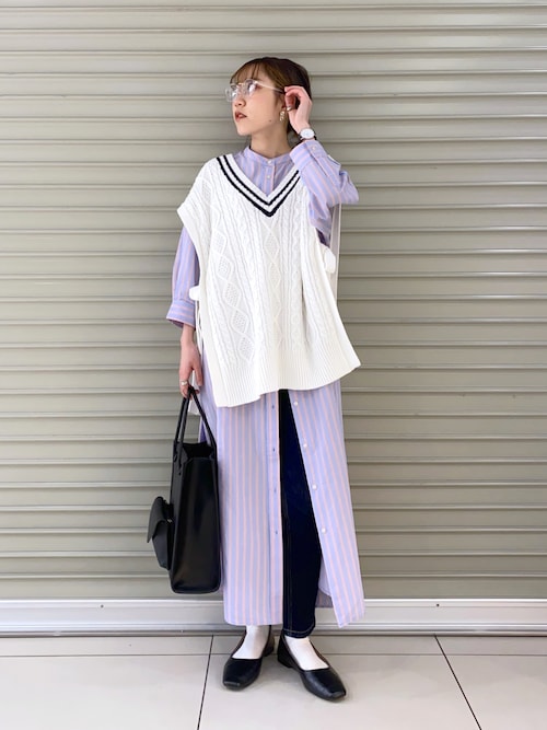 Mysty Woman 京都cubeあくるんさんのベストを使ったコーディネート Zozotown Mysty Woman 京都cubeあくるんさんのベストを使ったコーディネート Zozotown