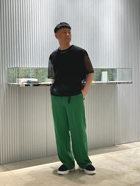 「Lui's（ルイス）のアイテム（サンダル）」を使った、kazuhiramatsuさん（メンズ・168cm）の春コーディネート