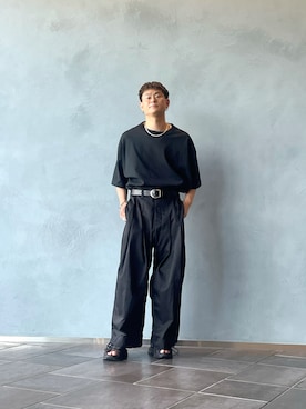 「シンヤコズカ」｜kazuhiramatsuさん（メンズ・168cm）の夏コーディネート