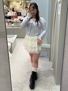 「OLIVE des OLIVE（オリーブデオリーブ）のアイテム（ショルダーバッグ）」を使った、ainoさん（レディース・155cm）の秋コーディネート