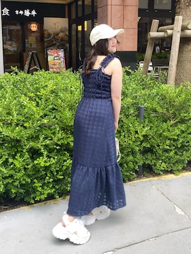「参戦服」｜ainoさん（レディース・155cm）の夏コーディネート