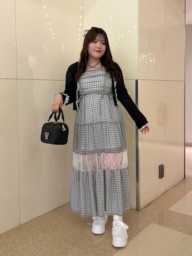 「オトナガーリー」｜ainoさん（レディース・155cm）の春コーディネート