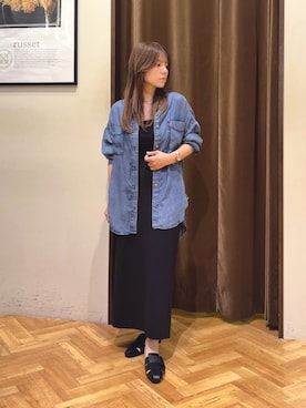 「アイテム（キャミソール）」を使った、monchankhさん（レディース・149cm）の秋コーディネート